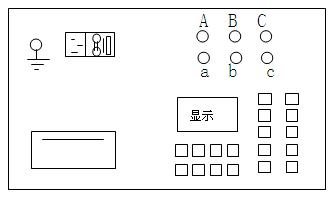 變壓器全自動(dòng)變比組別測(cè)試儀廠家面板圖